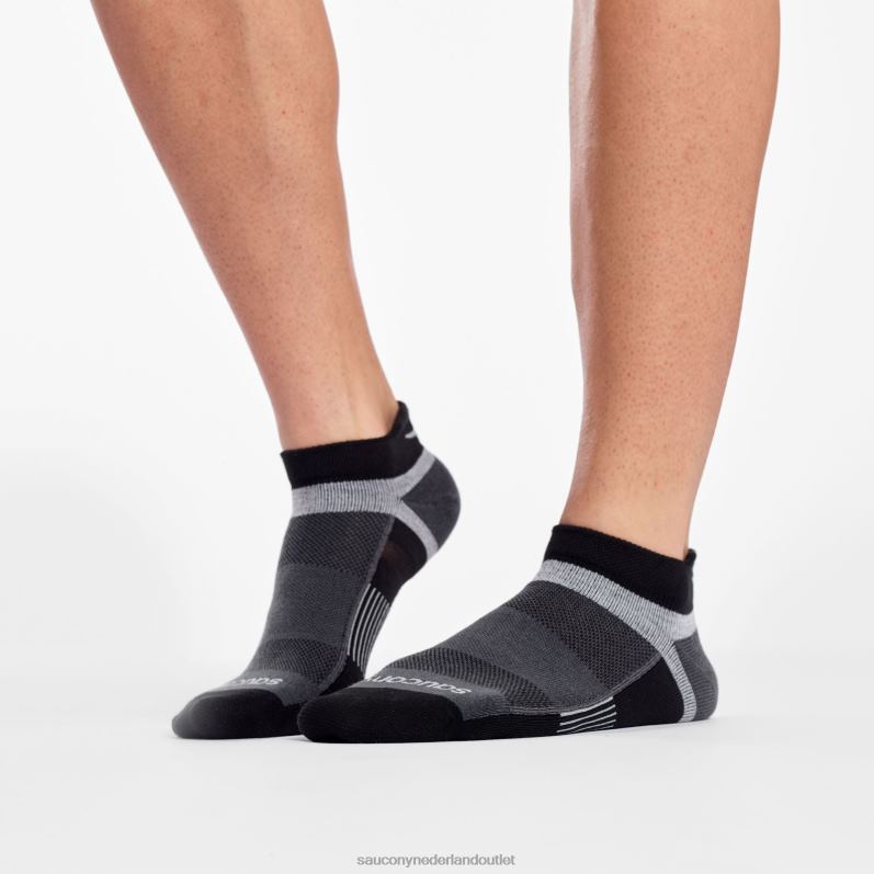 inferno lichtgewicht 3-pack sokken Heren Saucony64BDR487 zwart