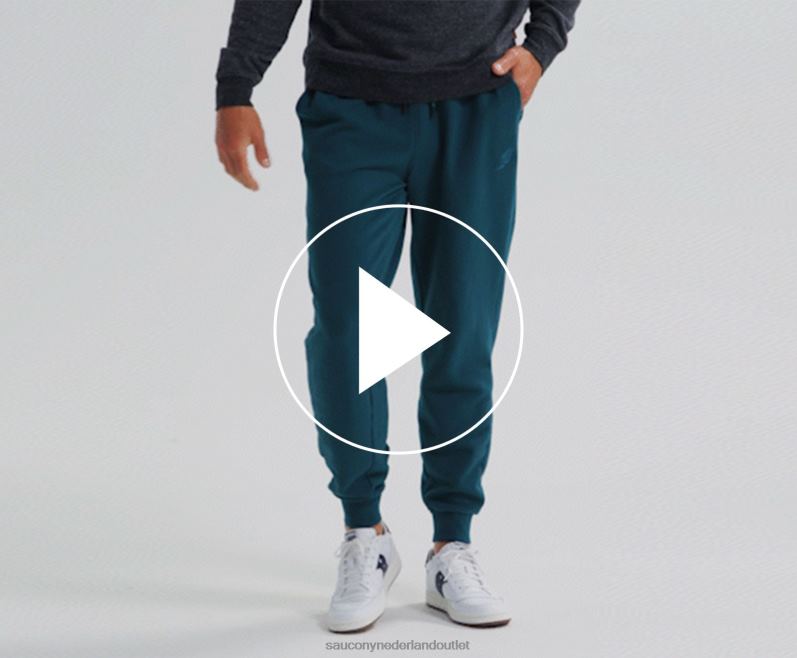 uitgeruste joggingbroek Heren Saucony64BDR419 lagune grafisch