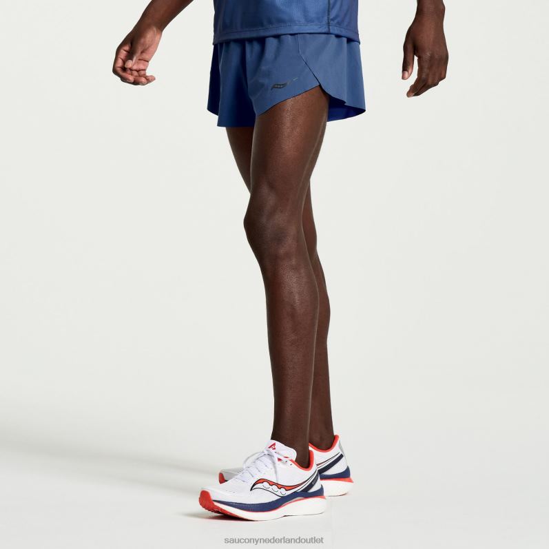 boston tijdrit 3 kort Heren Saucony64BDR427 sodaliet