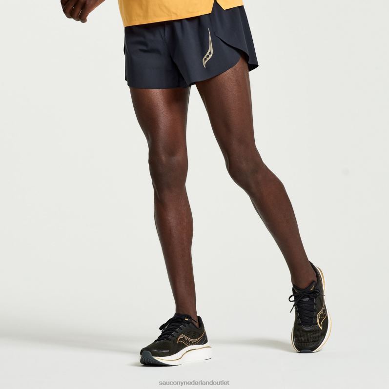 pinnacle 3 kort Heren Saucony64BDR423 zwart