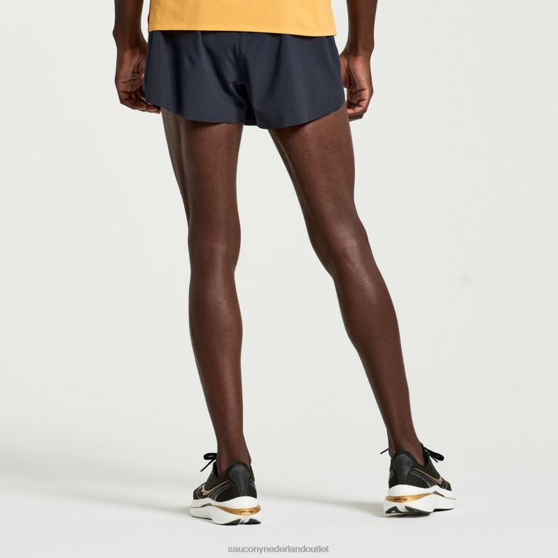 pinnacle 3 kort Heren Saucony64BDR423 zwart