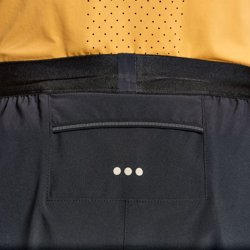 pinnacle 3 kort Heren Saucony64BDR423 zwart