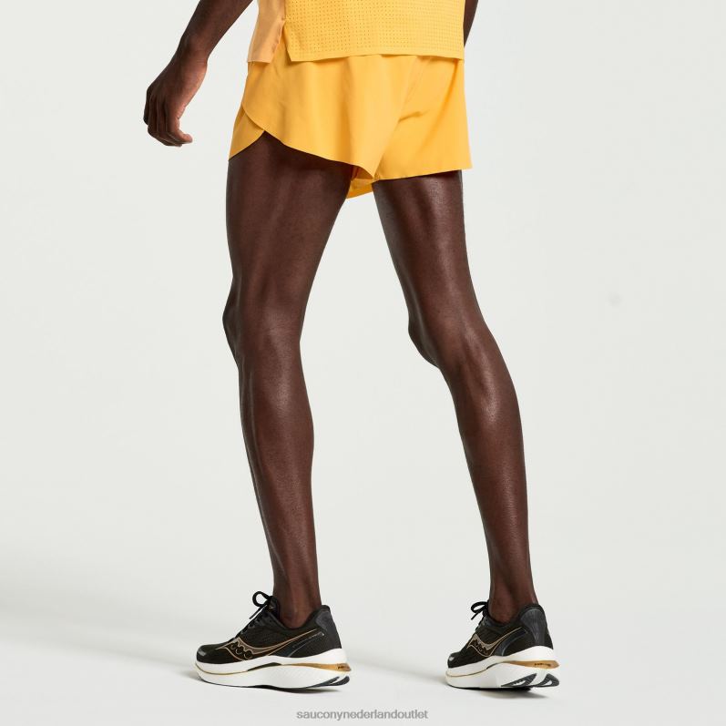 pinnacle 3 kort Heren Saucony64BDR424 brandend oranje