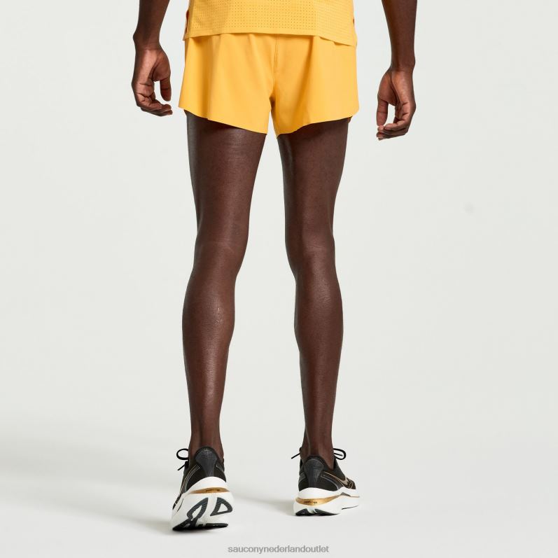 pinnacle 3 kort Heren Saucony64BDR424 brandend oranje