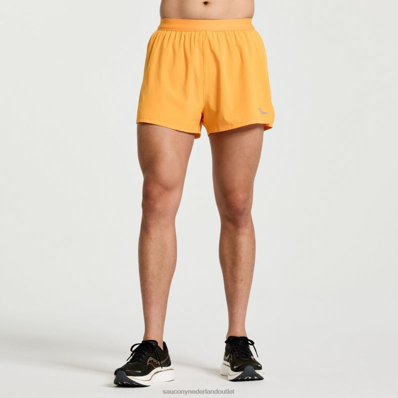 sneller dan 2,5 split short Heren Saucony64BDR398 goudsbloem