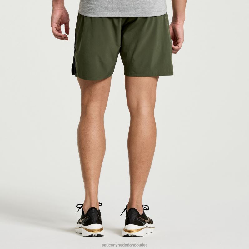 sneller dan 7 kort Heren Saucony64BDR408 klimop