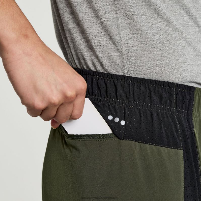 sneller dan 7 kort Heren Saucony64BDR408 klimop