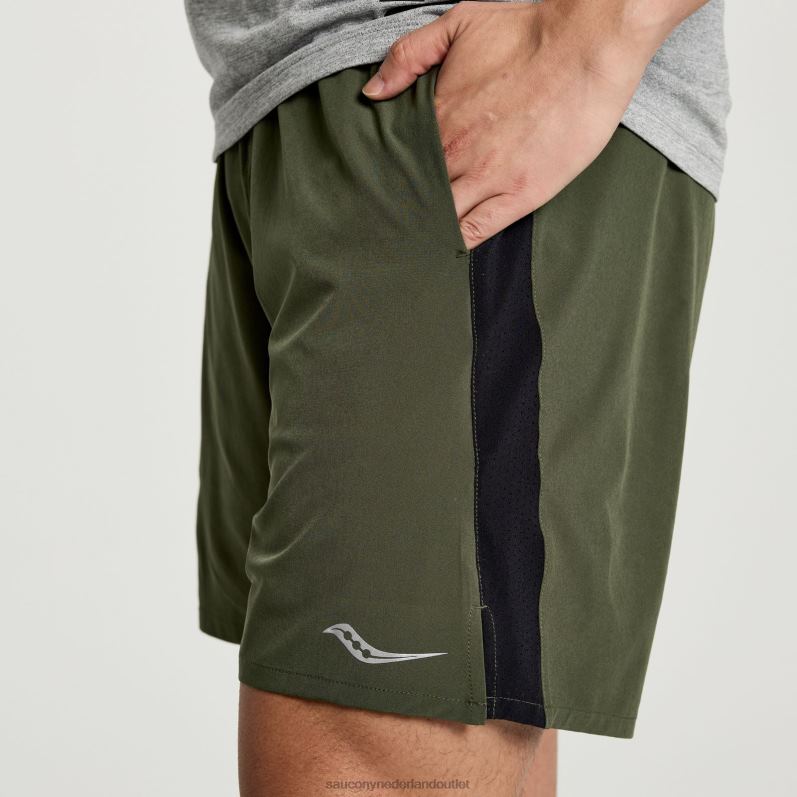 sneller dan 7 kort Heren Saucony64BDR408 klimop