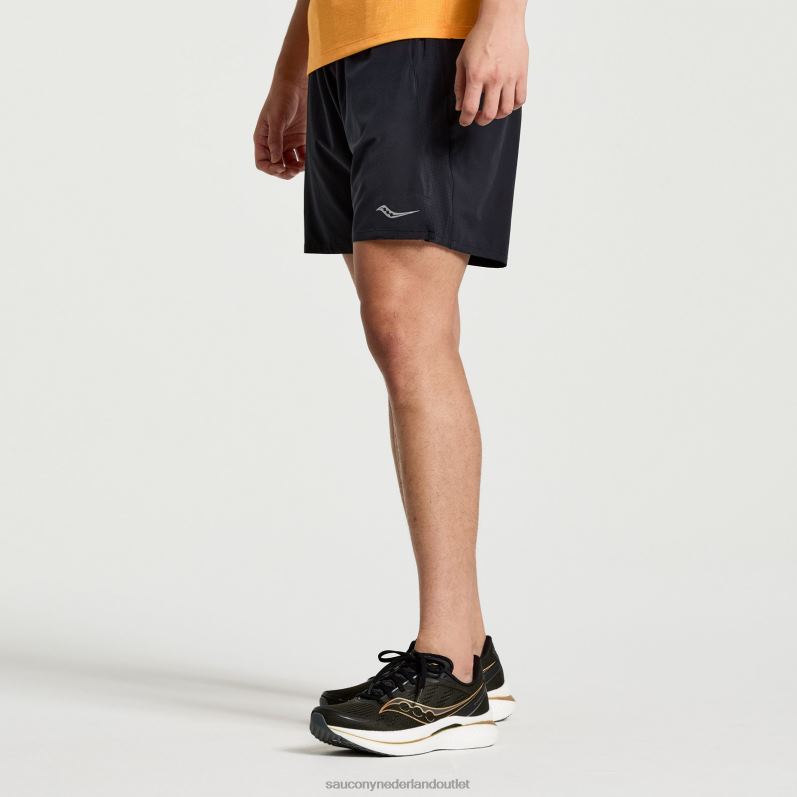 sneller dan 7 kort Heren Saucony64BDR410 zwart