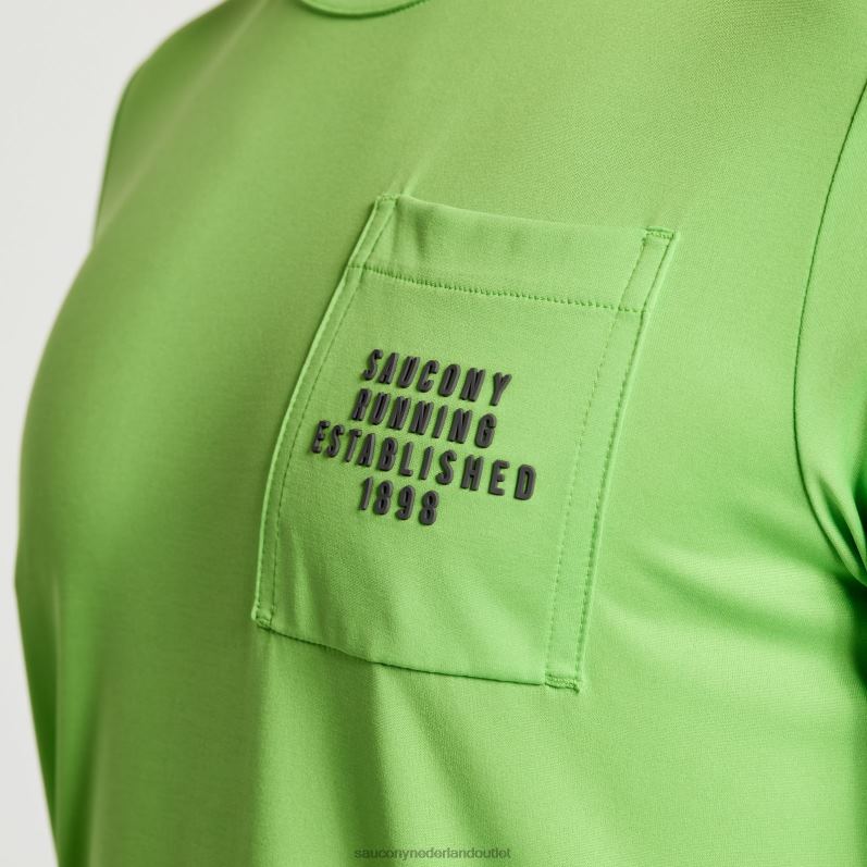 ontdekkingsreiziger korte mouw Heren Saucony64BDR378 indringer grafisch