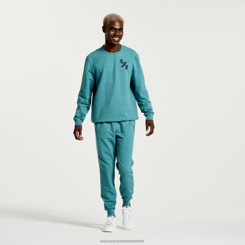 rustende ronde hals Heren Saucony64BDR375 noord-atlantische heide afbeelding