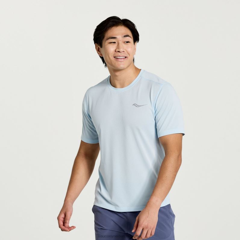 stopwatch korte mouw Heren Saucony64BDR318 damp