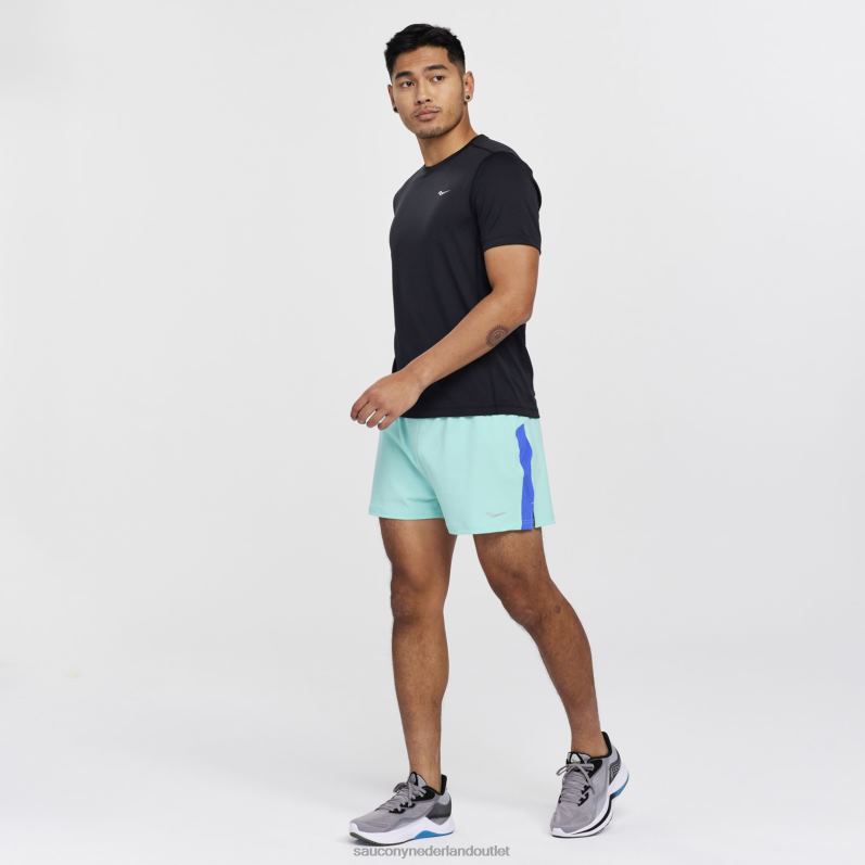 stopwatch korte mouw Heren Saucony64BDR321 zwart