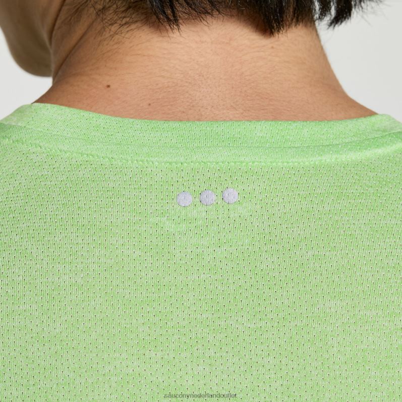 stopwatch korte mouw Heren Saucony64BDR324 indringer heide