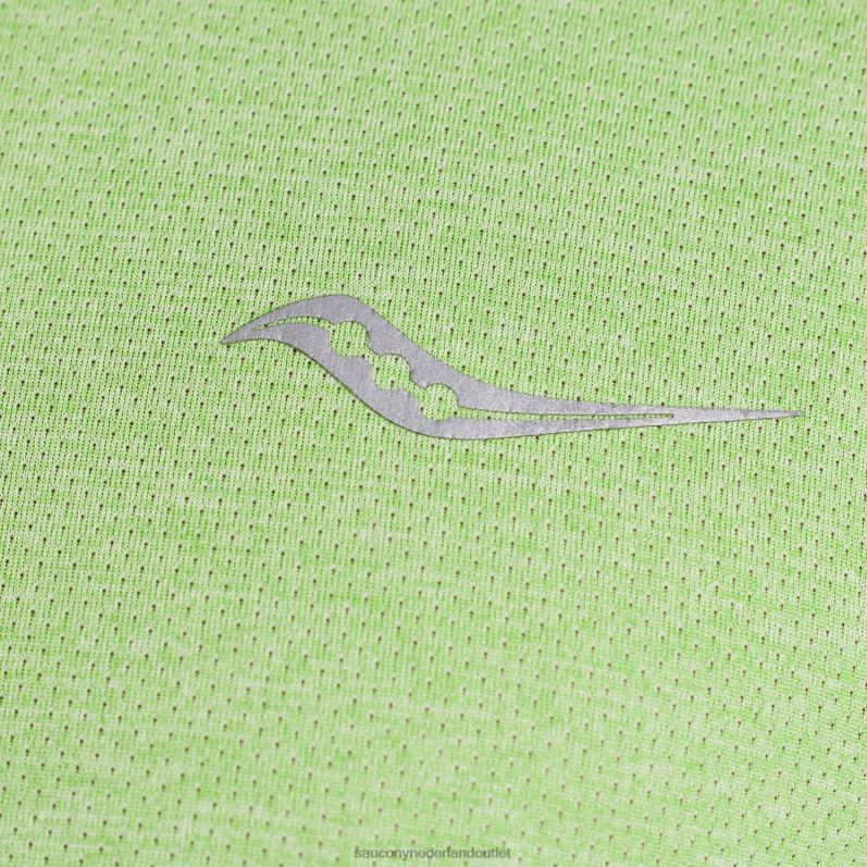 stopwatch korte mouw Heren Saucony64BDR324 indringer heide