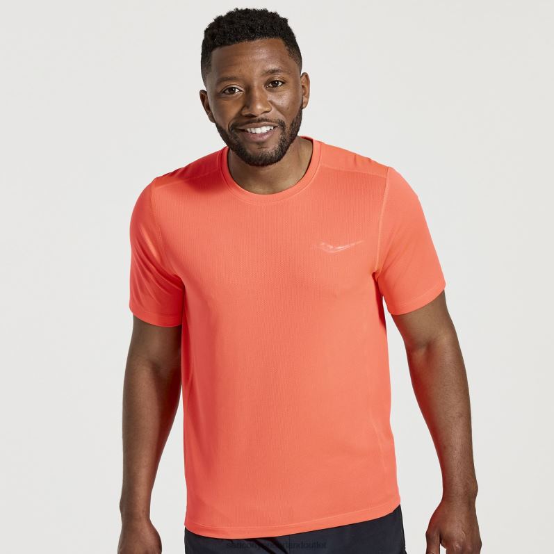 stopwatch korte mouw Heren Saucony64BDR328 zichtbaar