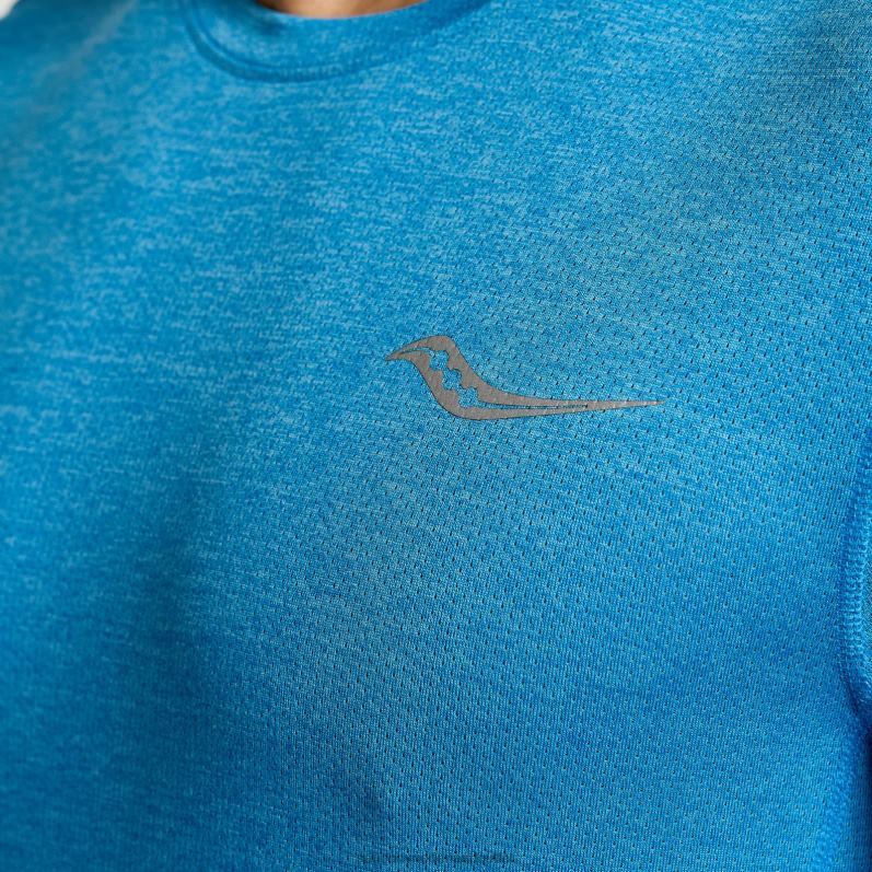 stopwatch lange mouw Heren Saucony64BDR339 azuurblauwe heide