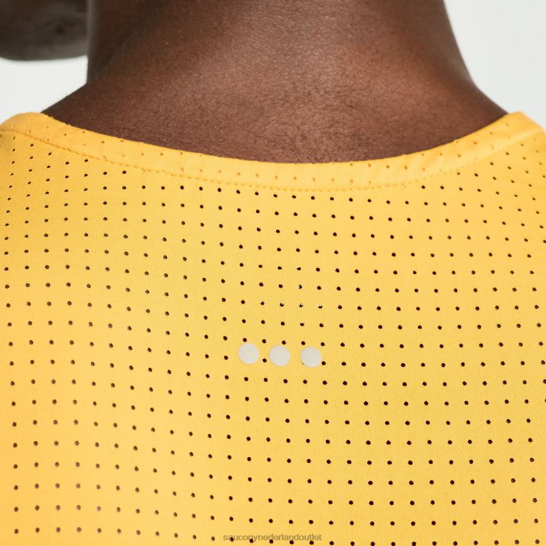 top mouwloos Heren Saucony64BDR367 brandend oranje