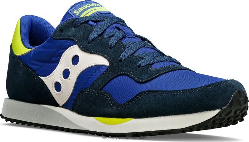 dxn-trainer Heren Saucony64BDR182 blauw/wit/limoen