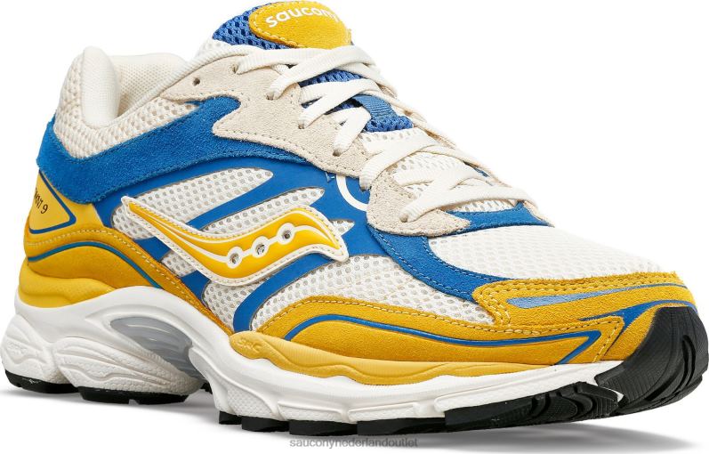 en progrid omni 9 premium Heren Saucony64BDR229 creme/geel