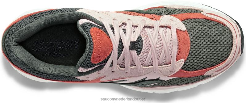 en progrid omni 9 premium Heren Saucony64BDR230 stof roze/groen