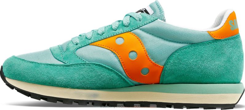 jazz 81 Heren Saucony64BDR276 aqua/oranje