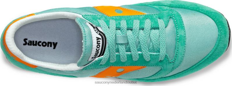 jazz 81 Heren Saucony64BDR276 aqua/oranje