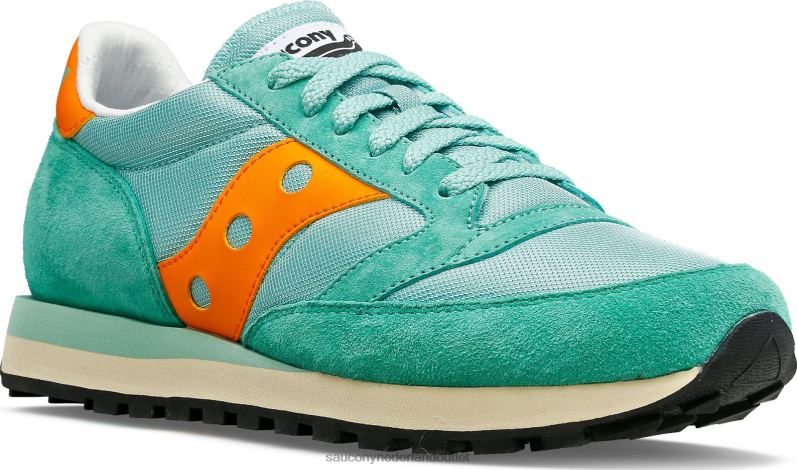 jazz 81 Heren Saucony64BDR276 aqua/oranje