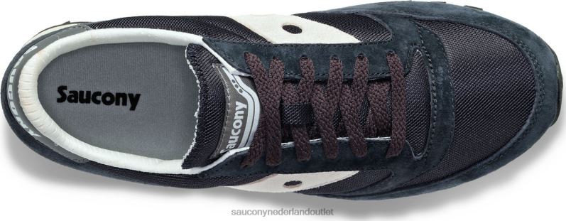 jazz 81 Heren Saucony64BDR282 marine/grijs