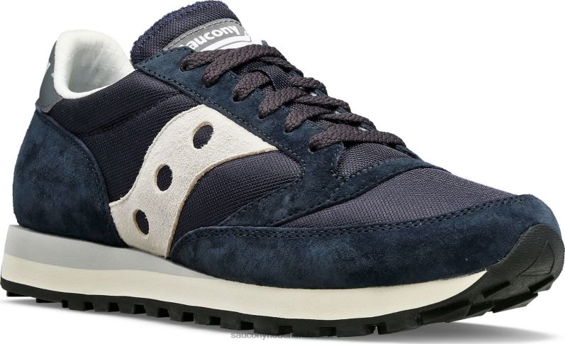 jazz 81 Heren Saucony64BDR282 marine/grijs