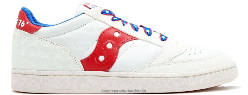 jazzhof 1776 Heren Saucony64BDR176 wit rood