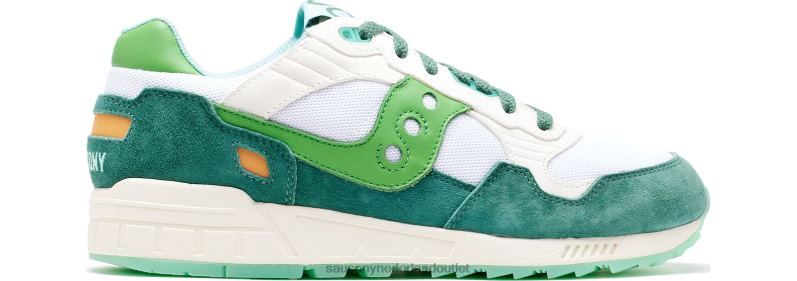 klaver schaduw 5000 Heren Saucony64BDR287 wit/groen