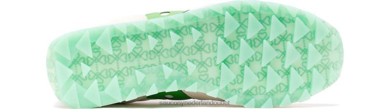 klaverjazz 81 Heren Saucony64BDR241 wit/groen