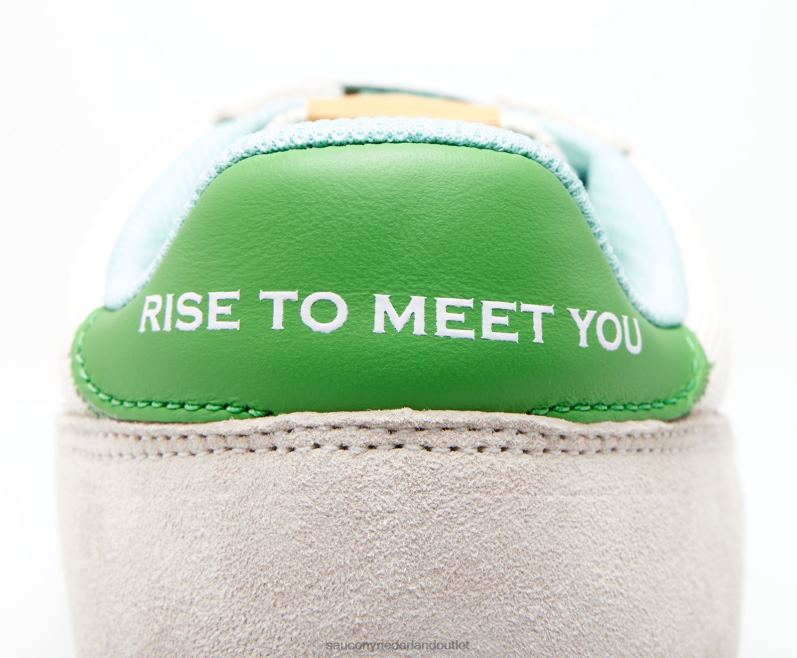 klaverjazz 81 Heren Saucony64BDR241 wit/groen