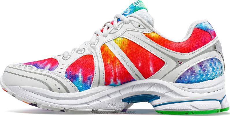 og progrid triomf 4 tie-dye Heren Saucony64BDR175 wit/tie-dye