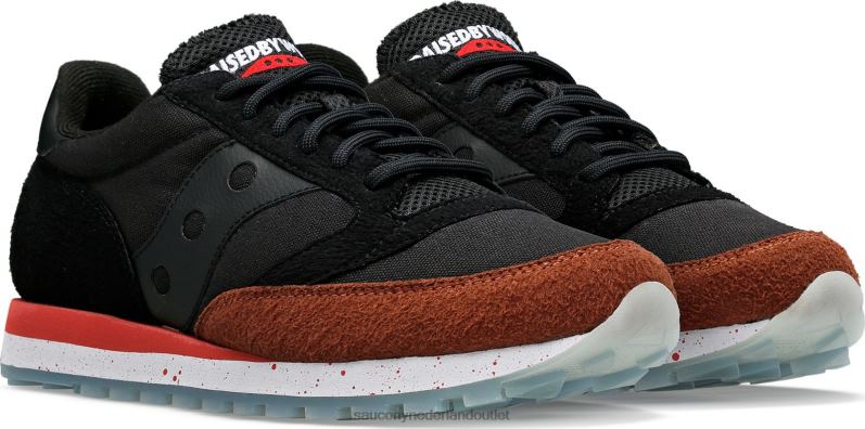 opgevoed door wolven jazz 81 Heren Saucony X64BDR298 grijs zwart