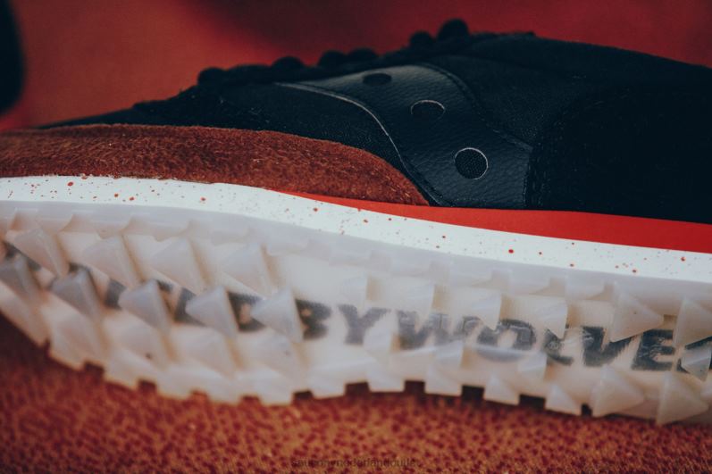 opgevoed door wolven jazz 81 Heren Saucony X64BDR298 grijs zwart