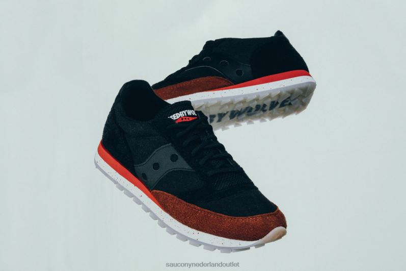 opgevoed door wolven jazz 81 Heren Saucony X64BDR298 grijs zwart