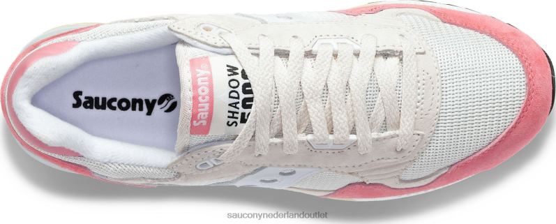 schaduw 5000 Heren Saucony64BDR253 wit/roze