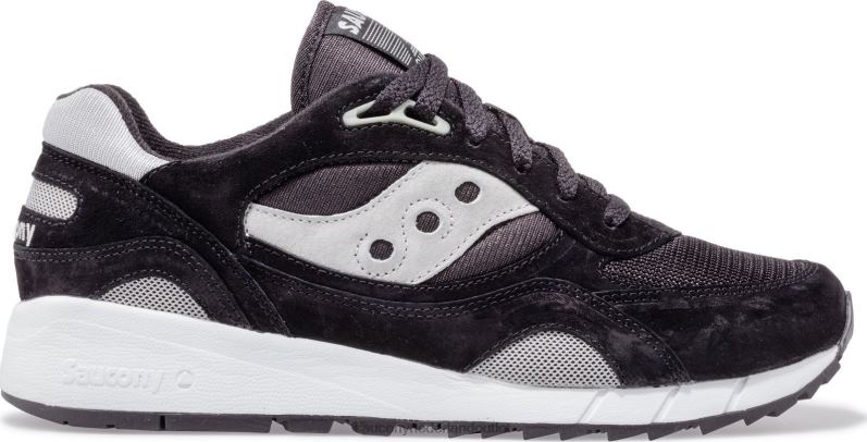 schaduw 6000 Heren Saucony64BDR217 zwart zilver
