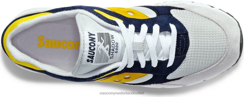 schaduw 6000 Heren Saucony64BDR219 grijs/blauw/geel