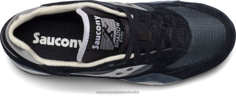 schaduw 6000 Heren Saucony64BDR225 marine/zilver