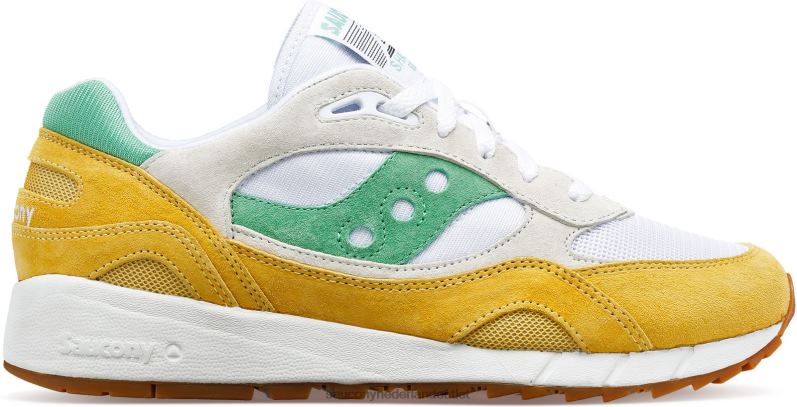 schaduw 6000 Heren Saucony64BDR228 wit/geel/groen