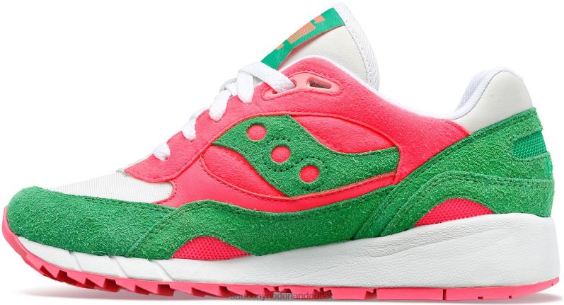 schaduw 6000 gesplitst Heren Saucony64BDR178 groen Wit