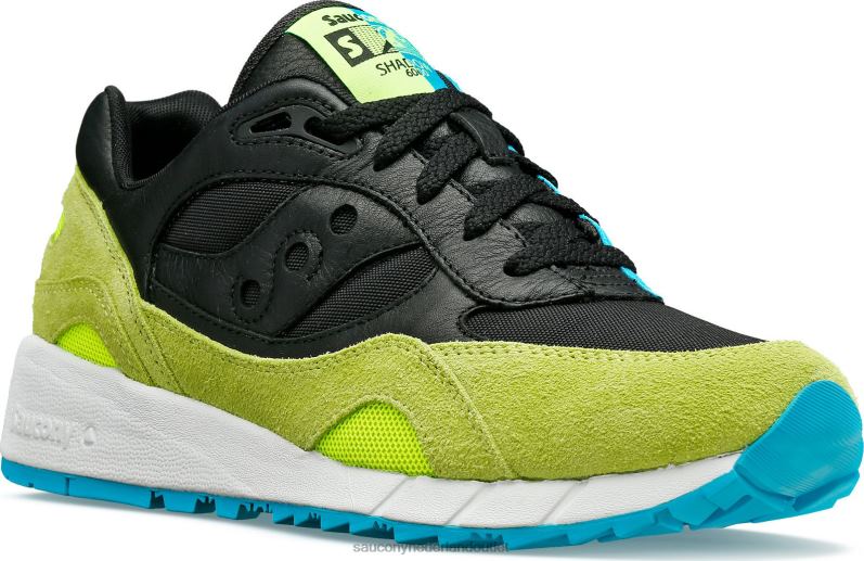 schaduw 6000 gesplitst Heren Saucony64BDR179 geel/zwart