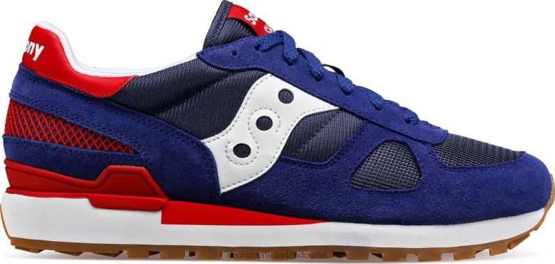 schaduw origineel Heren Saucony64BDR206 marine/rood