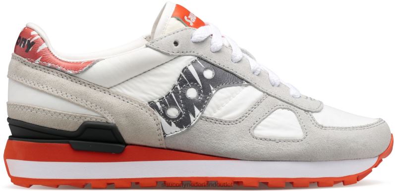 schaduw origineel Heren Saucony64BDR258 wit/marineblauw