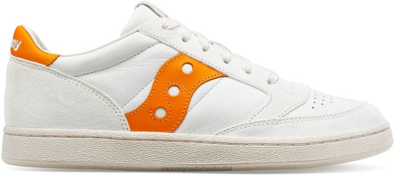 jazzcourt premie Heren Saucony64BDR165 wit/oranje