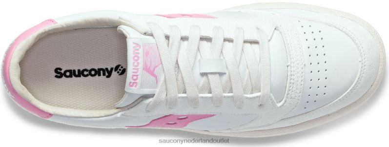jazzcourt premie Heren Saucony64BDR166 wit/roze