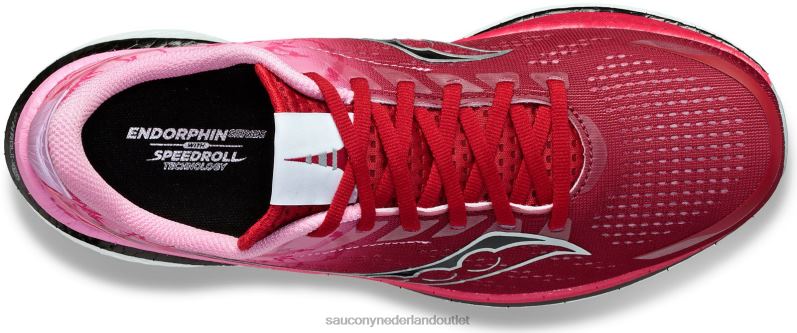 Tokyo endorfine snelheid 3 Heren Saucony64BDR108 rood/grijs